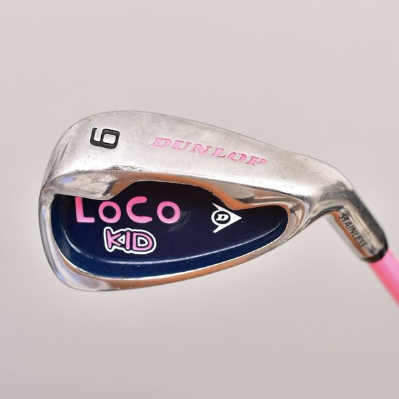 DUNLOP LOCO 9 PINK GIRLS KIDS GOLF CLUB - Picture 1 of 9